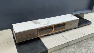 Modern 1.8M TV Cabinet / Extended Sintered Stone Media Storage - FRT0070