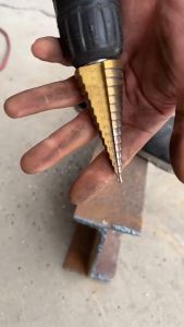 3 Pcs Drill Bit HSS High Speed Steel & Titanium Hex Shank Step Drill Set