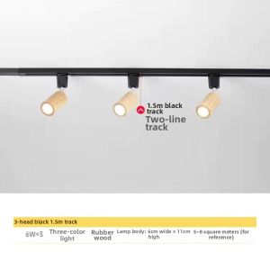 yishujia office | Nordic Minimalist Adjustable Angle Track Light