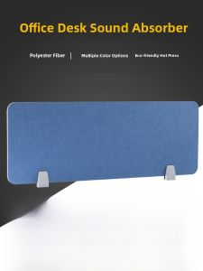 Office Desk Soundproof Partition Screen Workstation Divider Board Acoustic Panel Desk Top Barrier Office Space Separation