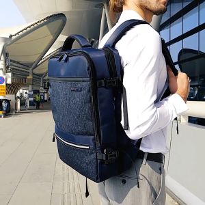 Balo laptop nam thông minh đa năng cao cấp phong cách châu âu