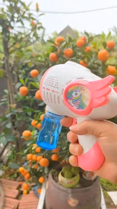 Sung Bong Bóng Xà Phòng Dùng Pin Đồ Chơi Giải Trí Cho Các Bé Kèm 1 Lọ Nước Xà Phòng