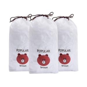 100‑Pack Transparent Elastic Food Covers Disposable Stretch Seal Wraps for Fresh‑Keeping Fruit Bowls