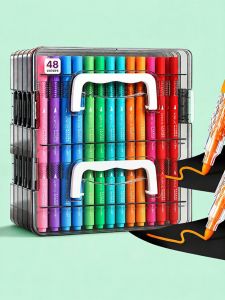 deli | Student Art Non-Toxic Washable Marker 84 Colors