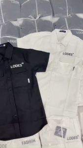 (CÓ TÚI) ÁO SƠ MI NAM TAY NGẮN LOGO THÊU LODE DỄ PHỐI ĐỒ OUTFIT...