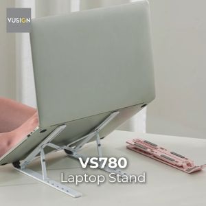 Vusign Adjustable Laptop Stand Notebook Stand Laptop Holde Dudukan Laptop Tablet Portable Alumunium VS780