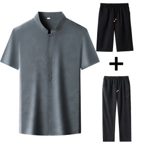 J&FO | Cool Breathable Chinese Style Mens Three-Piece Suit