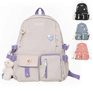 Backpack College School Women Backpack Woman Bagpack Beg Galas Perempuan Beg Rancel Beg Belakang Wanita TD3277