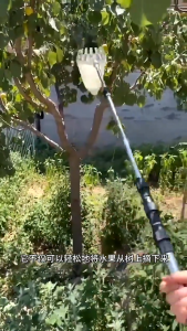6M 6/5in1 Tongkat Panjang Untuk Petik Buah metal fruit picker Alat Petik Buah Tongkat Pemetik Buah Teleskopik 6Meter Tiang Teleskopic Jaring Celup Pemetik Buah Alat Petik Buah Serbaguna Bisa Pasang Gergaji