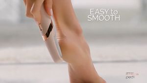 Waterproof Electronic Foot File Rechargeable Flawless Pedi Callus Remove Scrub Pedicure Gosok Tumit Kaki Pecah 电动磨死皮搓脚低