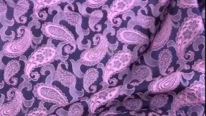 Vải Lụa Tơ Tằm Palacesilk đuôi công màu tím may áo bà ba áo dài và các loại váy đầm