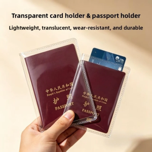 Thickened Multi-card Passport Cover Matte Waterproof and Wear-resistant Certificate Protective Cover Study Abroad Travel