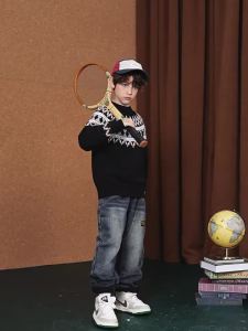 Ask Junior | Christmas & New Years Sweater for Boys and Girls Winter Thickened Sweater