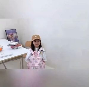 Sanrio Kuromi Childrens Backpack Outing Travel Bag Girls Shoulder Bag Cute School Bag beg sekolah kanak-kanak beg pelajar