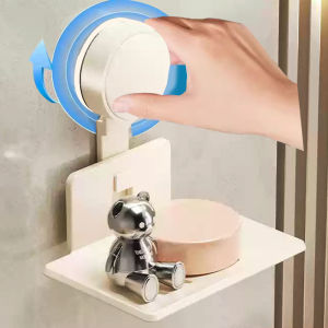 Giá Để Đồ Nhà Tắm Hút Chân Không Không Cần Khoan Gắn Tường Hộp Đựng Xà Phòng Hộp Thoát Nước Dụng Cụ Sắp Xếp Đồ Dùng Gia Đình