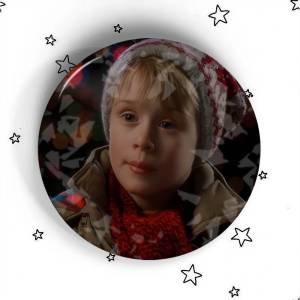 Mesuca | Movie H-Home Alone Badges Fun Creative Button Pins Brooches For Clothes Backpacks Good Gifts For Kids Friends