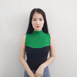 Spring & Fall Winter Pure Cotton South Korea New Arrival Half Turtleneck Detachable Collar Female Base All-Matching Detachable Collar Scarf Pullover Fake Collar