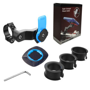 Bike Handlebar Phone Mount Holder for Motorcycle and Bicycle Anti Slip Durable Black