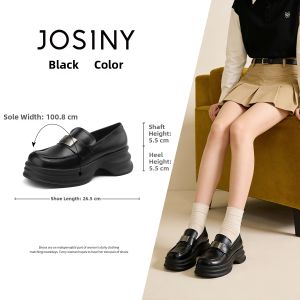 Josiny | Spring New Black Loafers