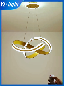 Lampu Gantung Lampu Gantung Ruang Tamu Mewah Lampu Gantung Remote Control LED Lampu Gantung Meja Makan Lampu Gantung Kamar Modern 15