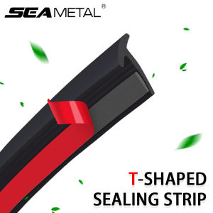 🇵🇭 SEAMETAL Car Fender Flare Sealing Strip Universal Rubber Wheel Arch Trim T-Type automobile Seal Weatherstrip 2/5/10m