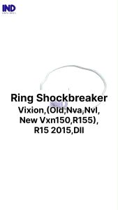 Ring-Kawat-Kancing Seal-Sil Tabung As Shockbreaker-Sok-Shock-Breaker-Breker Depan Vixion Lama-New NVA-NVL-VXN 150-R155 & R15-R 15 & Scorpio Old-Z