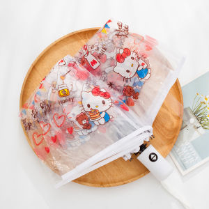 Mũi Khoan Trong Suốt Tự Động Dày Dặn Cho Nữ Hoạt Hình Phong Cách Tươi Mới Học Sinh Chống Nắng Chống Thấm Nước Bằng Thép Không Gỉ