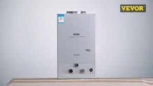 VEVOR 6L/8L/10L/12L LPG Propane Gas Instant Hot Water Heater Multi-point water heater Boiler Outdoor Stainless Steel