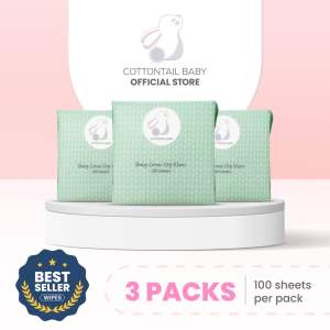 [3packs] Cottontail Baby Dry Wipes