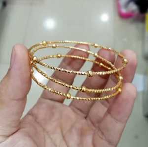 Bundara Acc-1510 (Dapat 3 pcs) Gelang titanium cantik gelang keroncong merica
