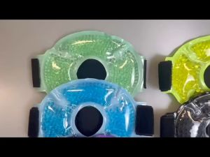 Knee Ice Pack Wrap with Silica Beads: Hot and Cold Therapy for Swelling Injuries