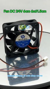 Fan Dc 24V 6cm - Kipas Dc 24V 6cm Tipis 6x6x1.5cm Original 2pcs bagus
