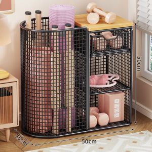 QINQI | Rollable Storage Rack For Yoga Mats And Fitness Equipment