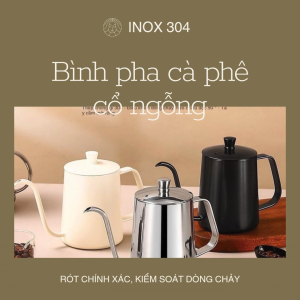 Bình Đựng Nước Inox Vòi Dài 600ml