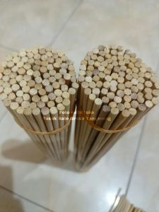 Tusuk sate 35 cm 4 mm isi 100pcs runcing & tumpul/tusuk kentang/serbaguna