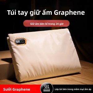 Đa Năng Điện Tay Sưởi Ấm Miếng Lót Nhiệt Graphene Flannel Để Giữ Ấm Tay Và Chân Làm Nóng Nhanh USB Di Động Mùa Đông Cần Thiết
