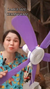 #900 Electric Fan Cool 4 Blades Mini Fan  Low-noise high-airflow ceiling fan 10-inch electric fan