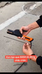 Kềm hàn 800A mạ đồng cao cấp kẹp que hàn chắc tay dẫn điện ổn định chống nóng khi dùng