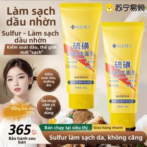 Kem Rửa Mặt Sulfur Kích Thích Tế Bào Mới Làm Sạch Sâu Kháng Khuẩn Chống Mụn Kháng Dầu Chống Lão Hóa Cho Nam Và Nữ