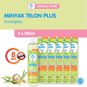 My Baby Minyak Telon [150ml/5pcs] Minyak Telon Anti Nyamuk 8 jam