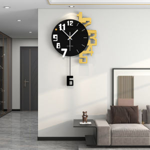 💥Dream Best🔥 Simple Digital Wall Clock Living Room Dining Room Household Modern Fashion Mute Clock 38*68cm