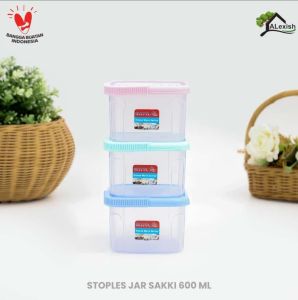 (6pcs) STOPLES ALEXIS JARR SAKKI 600ml
