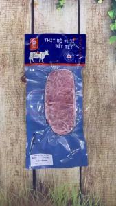 Thịt bò bít tết Fuji Foods 190-200g  Steak đông lạnh tiện áp chảo làm bữa Âu tại nhà