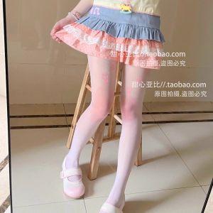 หวาน Cheek Bear Original หวาน ถุงเท้าถุงน่อง Pure Desire Catpantyhose โลลิต้า เด็กผู้หญิง ถุงเท้าขา Shaping ความหนาปกติ