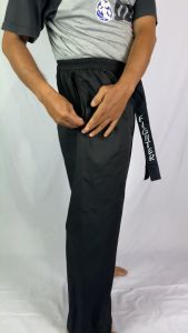 CELANA HITAM POLOS BUKAN BORDIR BISA PESILAT BELADIRI OUTDOOR PREMIUM PAKAI RESLETING