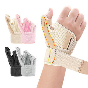 Flexible Splint Wrist Thumb Support Brace for Tendonitis Arthritis Breathable Thumb Protector Guard Fits Right and Left Hand