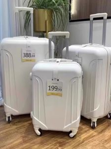 กระเป๋าเดินทางพกพาน้ําหนักเบาพิเศษ กระเป๋าเดินทางทนทานขนาด 20 นิ้วพร้อมระบบล็อคและล้อ All-Terrain สําหรับผู้ชายและผู้หญิง