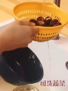 Bộ Rổ 6 Món Rổ Nhựa 3 Rổ 3 Chậu Ráo Nước Cao Cấp Dụng Cụ Rửa Rau Củ Nhà Bếp