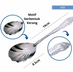 Sendok Sayur Stainless / Centong Kerang