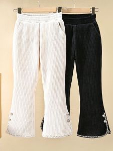 Autumn Winter Korean Style Girls Flared Pants for Casual and Versatile Wear